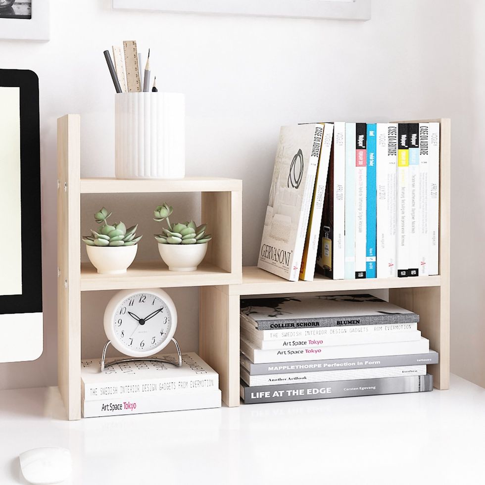 Create more desk storage.