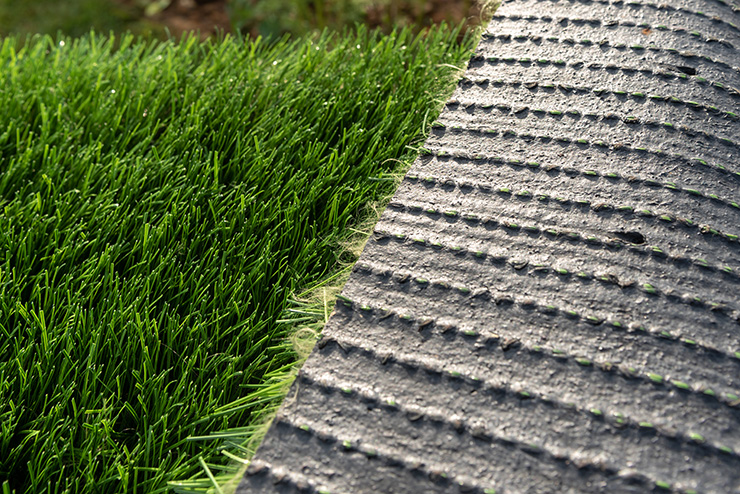 Picture of a garden with astro turf