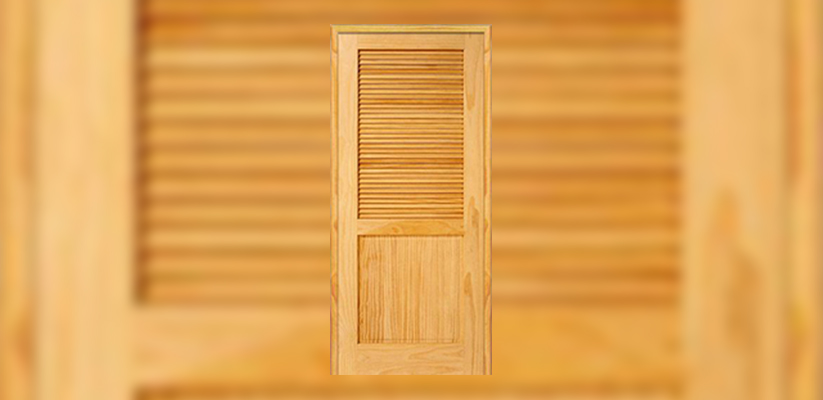 Louvered-door