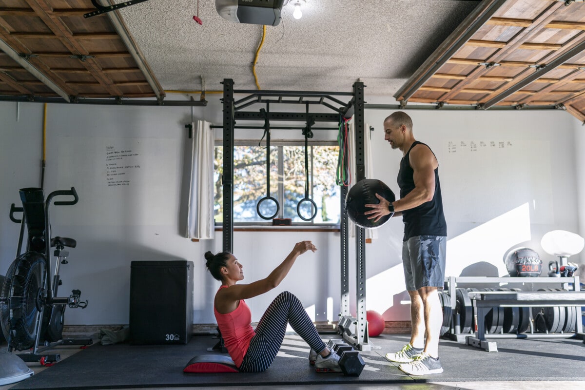 home gym garage