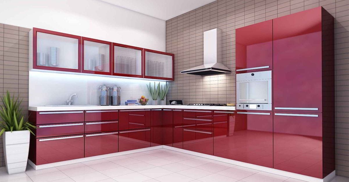 Sleek Modular Kitchen Design