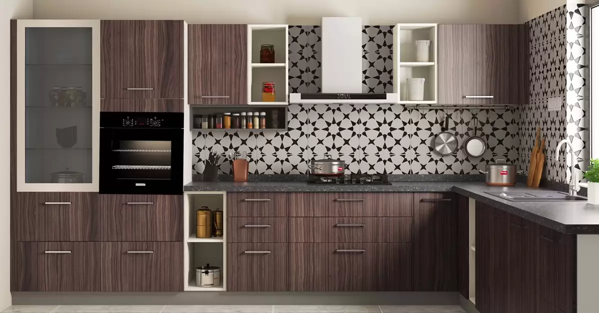 Asian Style Modular Kitchen